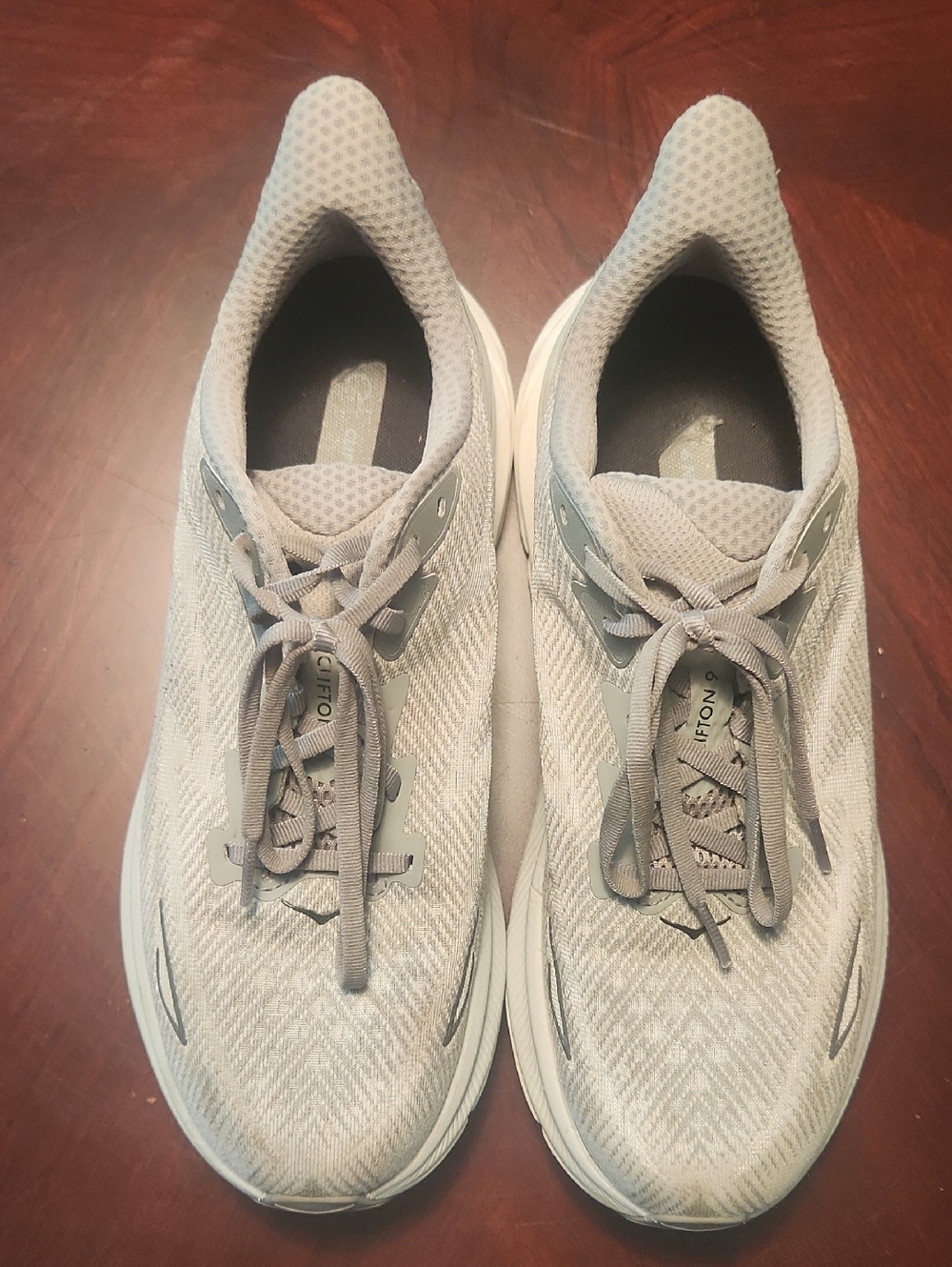 Hoka Men's Athletic Shoes in Light Gray